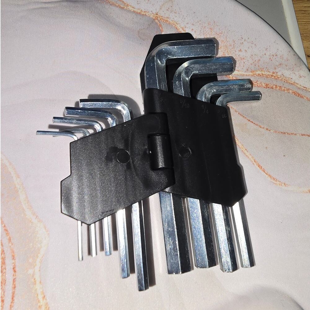 New 9‑Piece Hex Key / Allen Wrench Set